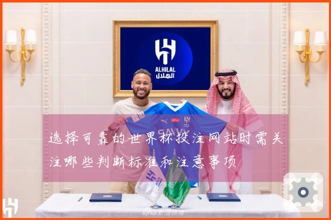 选择可靠的世界杯投注网站时需关注哪些判断标准和注意事项
